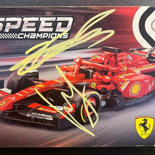 Ferrari - Charles Leclerc & Carlos Sainz Signed - 2024 -, Verzamelen, Automerken, Motoren en Formule 1