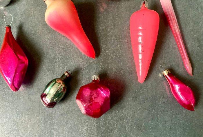 Boules de Noël (10) - Boules de Noël en verre antique des, Divers, Noël