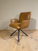 Leren draaibare eetkamerstoel Elite - Granada Sahara, Ophalen of Verzenden
