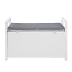 2dekans | SoBuy FSR76-W Borstbank Zitbank Met Opbergruimte -, Huis en Inrichting, Zetels | Zetels, Ophalen of Verzenden, Nieuw