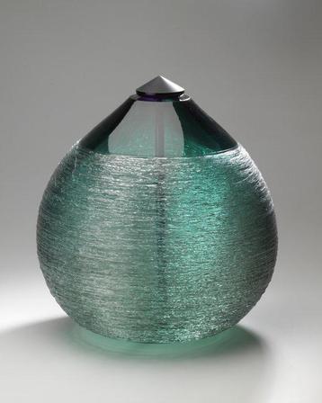 Bibi Smit - Sculpture, Luminous Fruit - 17 cm - Verre