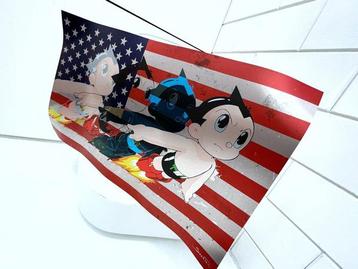 Suketchi - Astro Boy - USA Flag Crumple