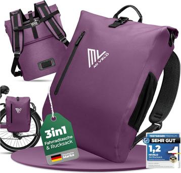 2dekans | MIVELO 3-in-1 Fietstas, Rugzak & Schoudertas – beschikbaar voor biedingen
