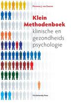 Klein methodenboek klinische en gezondheidspsychologie, Boeken, Verzenden, Zo goed als nieuw, F.J. van Zuuren