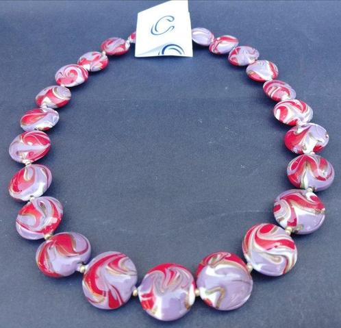 Pierres précieuses variées - 24 carats - Or jaune - Collier, Antiek en Kunst, Antiek | Glaswerk en Kristal