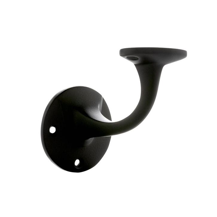 Trapleuning houder zwart vlak - opschroevend - De Oude De..., Doe-het-zelf en Bouw, Hang- en Sluitwerk, Overige typen, Nieuw, Koper of Messing