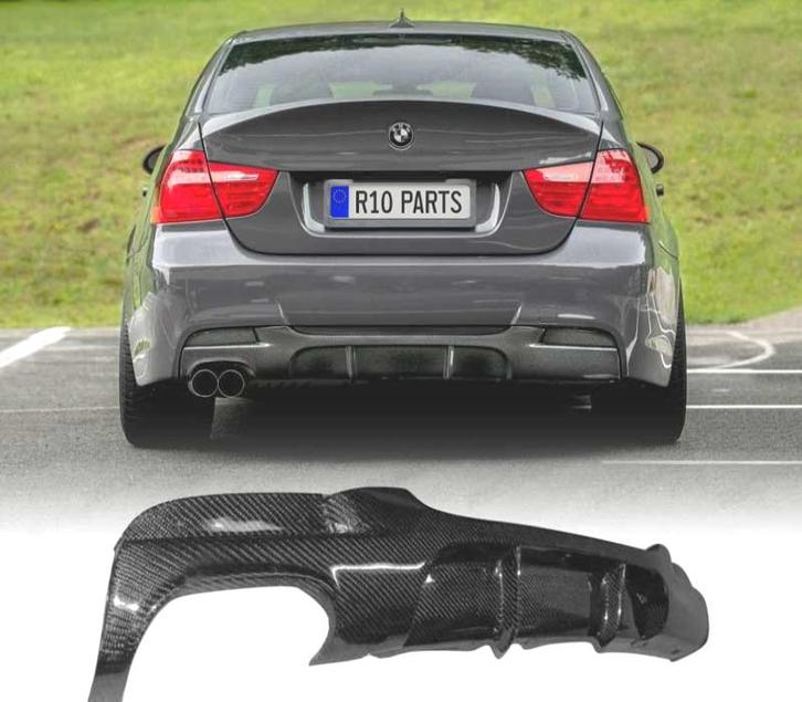 DIFFUSEUR BMW E90 E91 LOOK M PERFORMANCE CARBONE, Auto-onderdelen, Carrosserie, Verzenden
