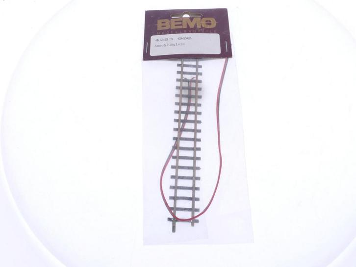 Schaal H0m Bemo 4283 000 aansluitrail 462.3 mm #8139 (Recht), Hobby en Vrije tijd, Modeltreinen | H0, Gelijkstroom, Rails, Gebruikt