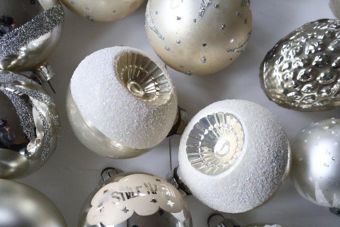 Kerstballen (28) - Glas - Vintage, Diversen, Kerst