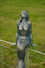 sculptuur, Zeemeermin - 50 cm - gietijzer