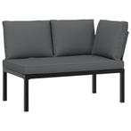 Tuinbank met Kussens: Stijlvol Zwart. OP = OP!, Tuin en Terras, Verzenden, Nieuw, Aluminium
