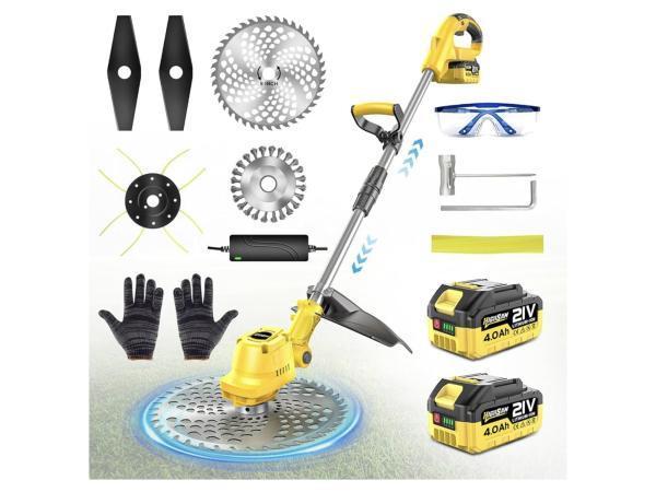 Veiling - Highsam 20V Accu Grastrimmer – draadloos en krac, Tuin en Terras, Hand-tuingereedschap