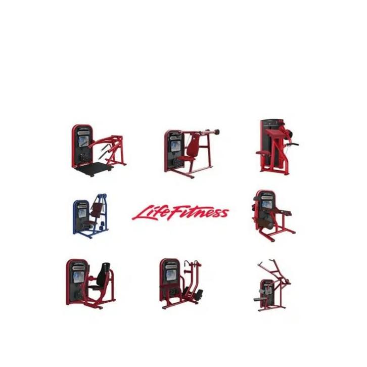 Life Fitness - Circuit Kracht Set - Rood - 8 Apparaten, Sport en Fitness, Fitnessmaterialen, Nieuw, Ophalen of Verzenden