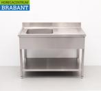 Evier HCB en acier inoxydable gauche 120 x 70 cm Horeca, Verzenden