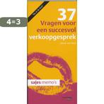 37 vragen voor een succesvol verkoopgesprek / Sales memos, Boeken, Economie, Management en Marketing, Verzenden, Gelezen, H. van Heck