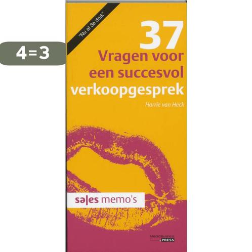 37 vragen voor een succesvol verkoopgesprek / Sales memos, Boeken, Economie, Management en Marketing, Gelezen, Verzenden