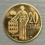 Monaco. 20 Centimes 1962 Rainier III. Essai en or, Postzegels en Munten