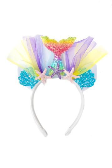 Haarband Zeemeermin Regenboog Diadeem Schelpen Irridescent G beschikbaar voor biedingen
