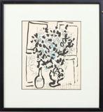 Marc Chagall (1887-1985) - Bouquet noir et bleu
