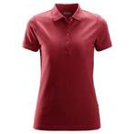 Snickers 2702 dames polo shirt - 1600 - chili red - base -