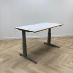 Tweedehands Aspa Zit-sta elektrisch bureau, 160x80 cm, licht, Huis en Inrichting, Elektrisch, Gebruikt, Stabureau