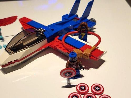 Lego Set - 76076 - Marvel Super Heroes - Captain America Jet, Kinderen en Baby's, Speelgoed | Duplo en Lego