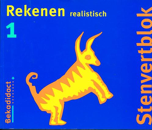 Stenvert Rekenen Realistisch 1 groep 3 (per stuk), Livres, Livres scolaires, Envoi