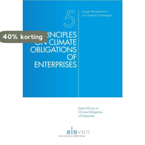 Principles on climate obligations of enterprises / Legal, Boeken, Wetenschap, Zo goed als nieuw, Verzenden