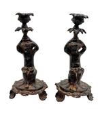 Kandelaber Mythologisch (2) - IJzer - Cherubijnen