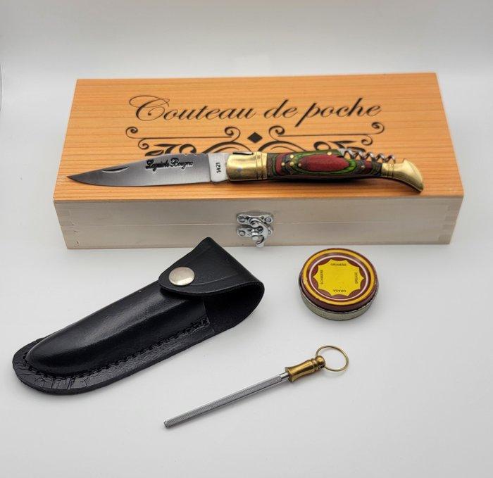 Laguiole Bougna - Tafelmessenset - Staal - Set zakmessen, Antiek en Kunst, Antiek | Keukengerei