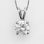 Collier avec pendentif - 14 carats Or blanc -  1.06ct. tw.