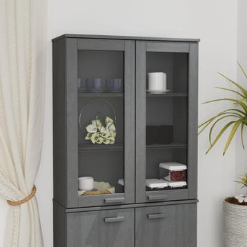 vidaXL Opzetkast HAMAR 85x35x100 cm massief grenenhout, Verzenden