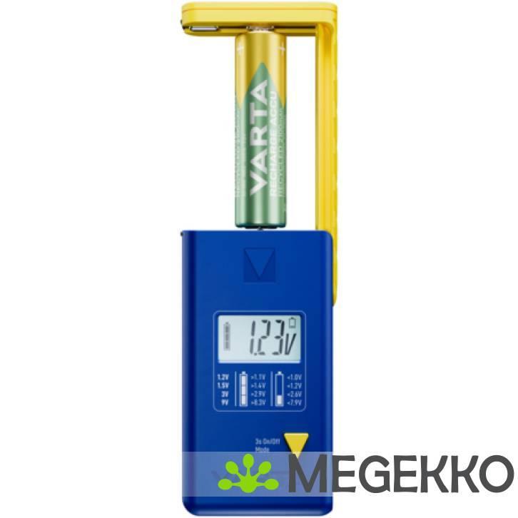 Varta LCD Battery Tester vermogen / batterij tester Blauw,, Informatique & Logiciels, Accumulateurs & Batteries, Envoi