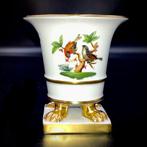 Herend - Exquisite Claw Footed Vase - Rothschild Bird, Antiek en Kunst