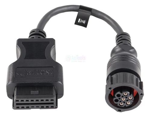 Jaltest Linde 7 Pins OBD - 16 Pins OBD2 Verloopkabel Hef- en, Auto diversen, Autogereedschap, Verzenden