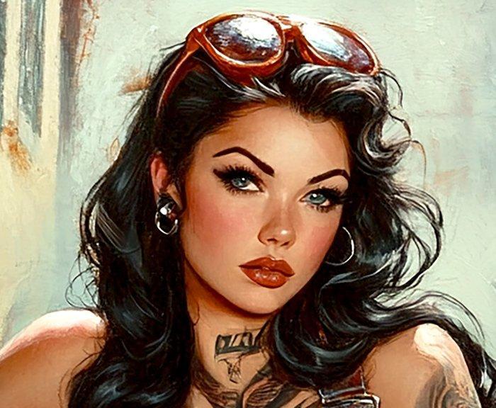 Ginger Red (1965) - Crystal, Antiek en Kunst, Kunst | Designobjecten