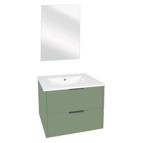 Badmeubelset Differnz Bolo 50x61x46cm FSC Groen, Doe-het-zelf en Bouw, Sanitair, Bad, Nieuw, Ophalen of Verzenden