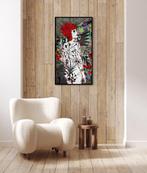 Carlotta Baldazzi - (serie Red) Volando sotto la città., Antiek en Kunst, Kunst | Schilderijen | Modern