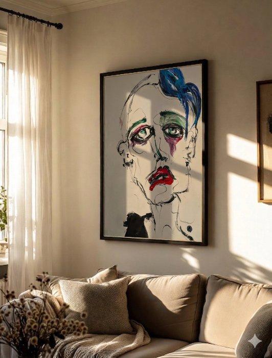 Arvydas Gaiciunas (Retne) - Talo N-17 (XL) — Contemporary, Antiquités & Art, Art | Peinture | Moderne