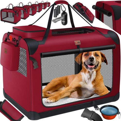 LOVPET® Hondenbench - Hondenbox - Transportbox - 91x63x63 -, Dieren en Toebehoren, Overige Dieren-accessoires, Verzenden