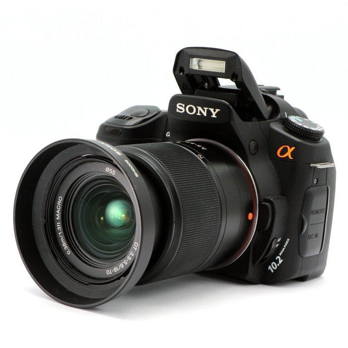 Sony DSLR-A200 + 18-70mm f/3.5-5.6 DT spiegelreflex #SONY, Audio, Tv en Foto, Fotocamera's Digitaal