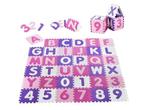 Veiling - Puzzle mat 1cm dik foam Letters 1.89x1.89 mtr, Nieuw