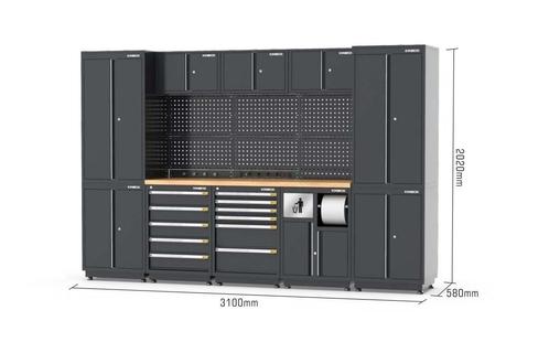 TM STAND ALONE Modulaire werkplaats systeem 23 delig, Auto diversen, Autogereedschap, Verzenden