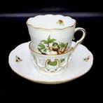 Herend - Exquisite Trembleuse Tea Cup and Saucer (2 pcs) -, Antiek en Kunst