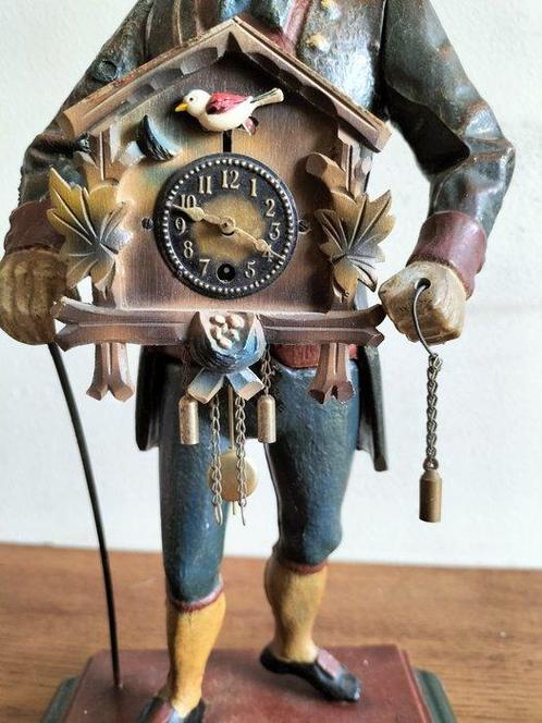 Horloge Forêt-Noire « Clockman » - Vintage Aluminium -, Antiek en Kunst, Antiek | Klokken