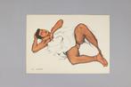 Repose and Allure: A Lithograph from Mishima Gos Book of