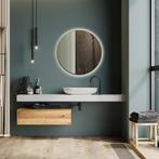 LED Spiegel 100cm | 24W | Goud | Dimbaar, Verwarming, Touch, Huis en Inrichting, Woonaccessoires | Spiegels, Verzenden, Nieuw