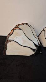 Wandlamp (2) - Glas, Metaal - wandlampen Tiffany stijl