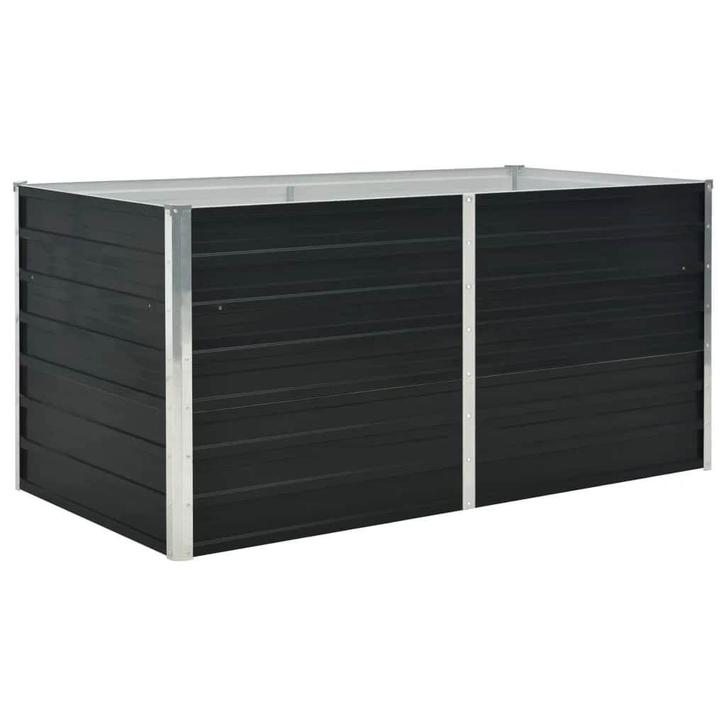 Plantenbak Antraciet Staal - Ideaal voor Kruiden! OP = OP, Tuin en Terras, Bloembakken en Plantenbakken, 60 cm of meer, 100 cm of meer