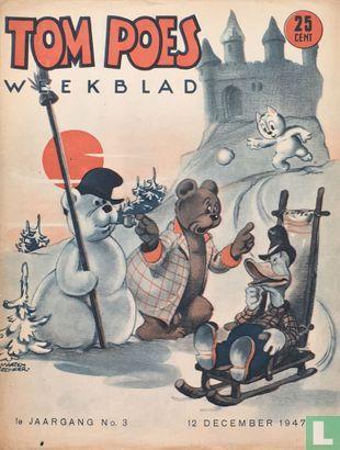 Bas en van der Pluim - Tom Poes weekblad 3 - 1947, Boeken, Stripverhalen, Zo goed als nieuw, Eén stripboek, Verzenden